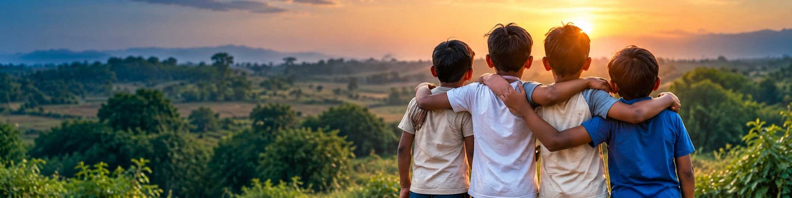 Children together creating change